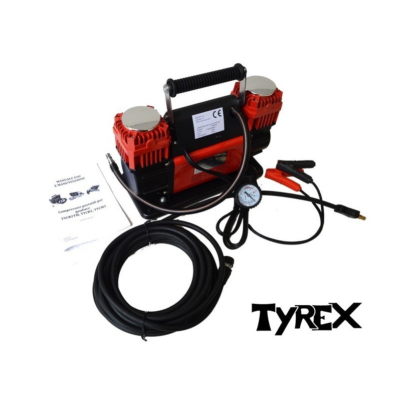 Compresseur bi moteur 300l/min Tyrex Compresseur bi moteur 300l/min Tyrex