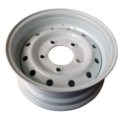 Cerchio Land Rover tipo Wolf 6.5X16 ET 0, cerchio Defender lupo bianco