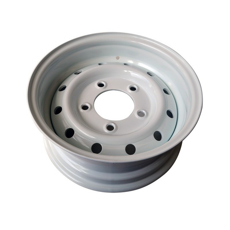 Cerchio Land Rover tipo Wolf 6.5X16 ET 0, cerchio Defender lupo bianco