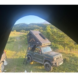 Spedizione con tenda da tetto in alluminio one+, spedizione con tenda da tetto rigido